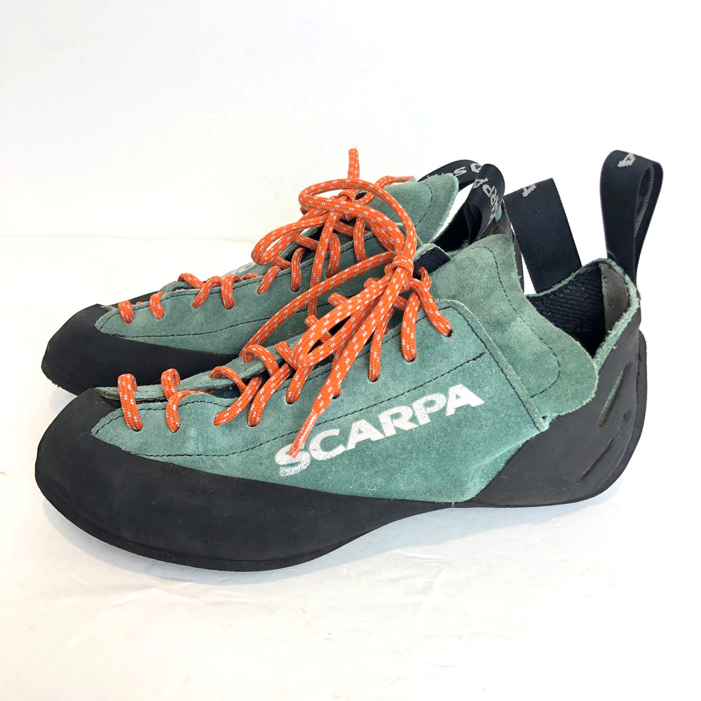Scarpa Green Suede Technical Climbing Shoes EU 37 Women's 6.5 US